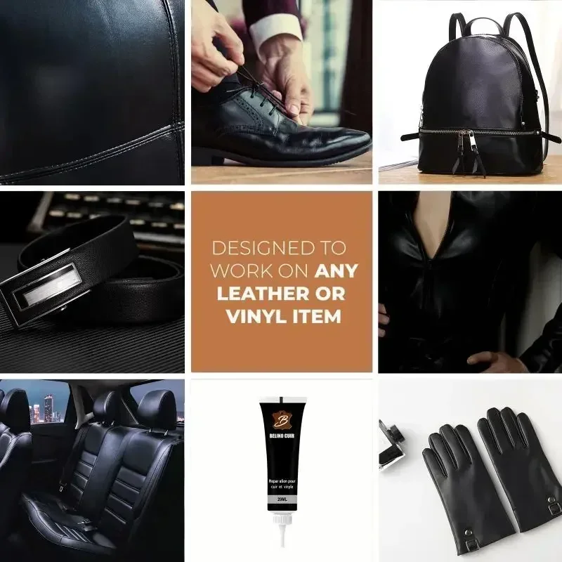 Leather Liquid Leather Repair Kit Paint Gel Cleaner Household Cleaning Chemicals Merchandise Home Garden 20ml Shoe Slippers