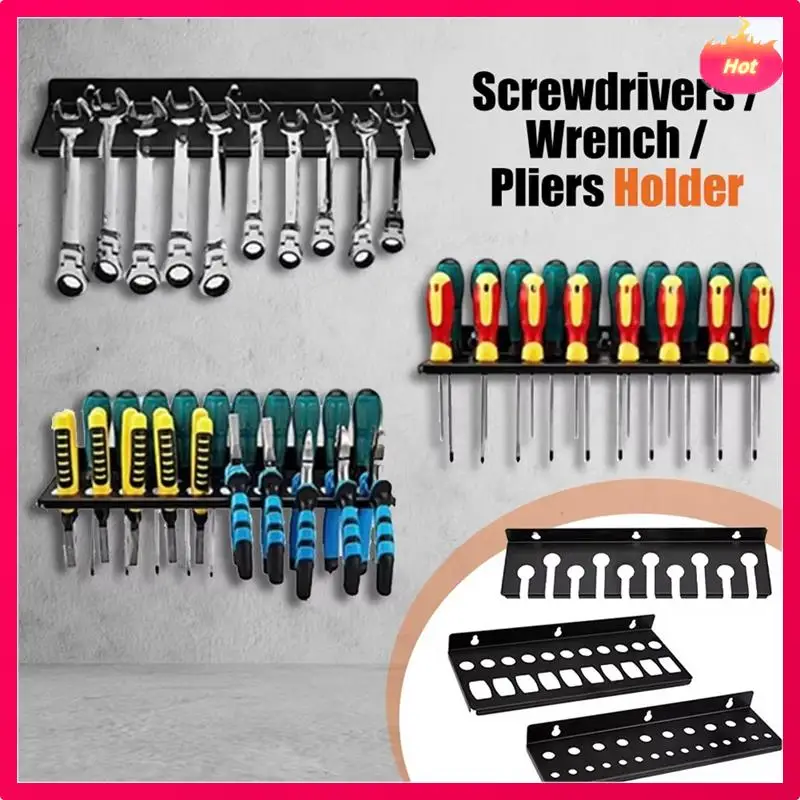 

Новый настенный органайзер для гаечных ключей, держатель для хранения, вешалка для инструментов, органайзер для инструментов, держатель для гаечных ключей
