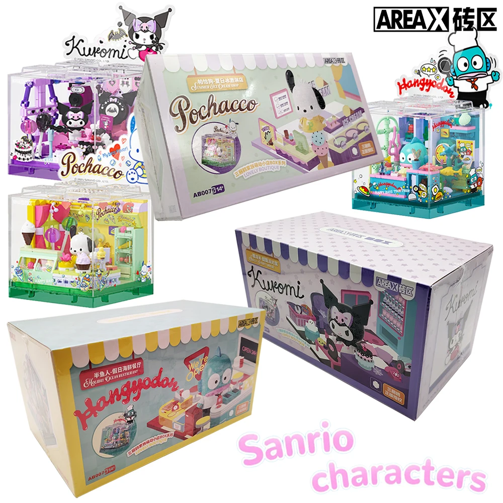 

AREA-X Sanrio: Новогодний подарок для детей – креативный конструктор с персонажами мультфильмов, создающий уютную атмосферу, игрушка-украшение