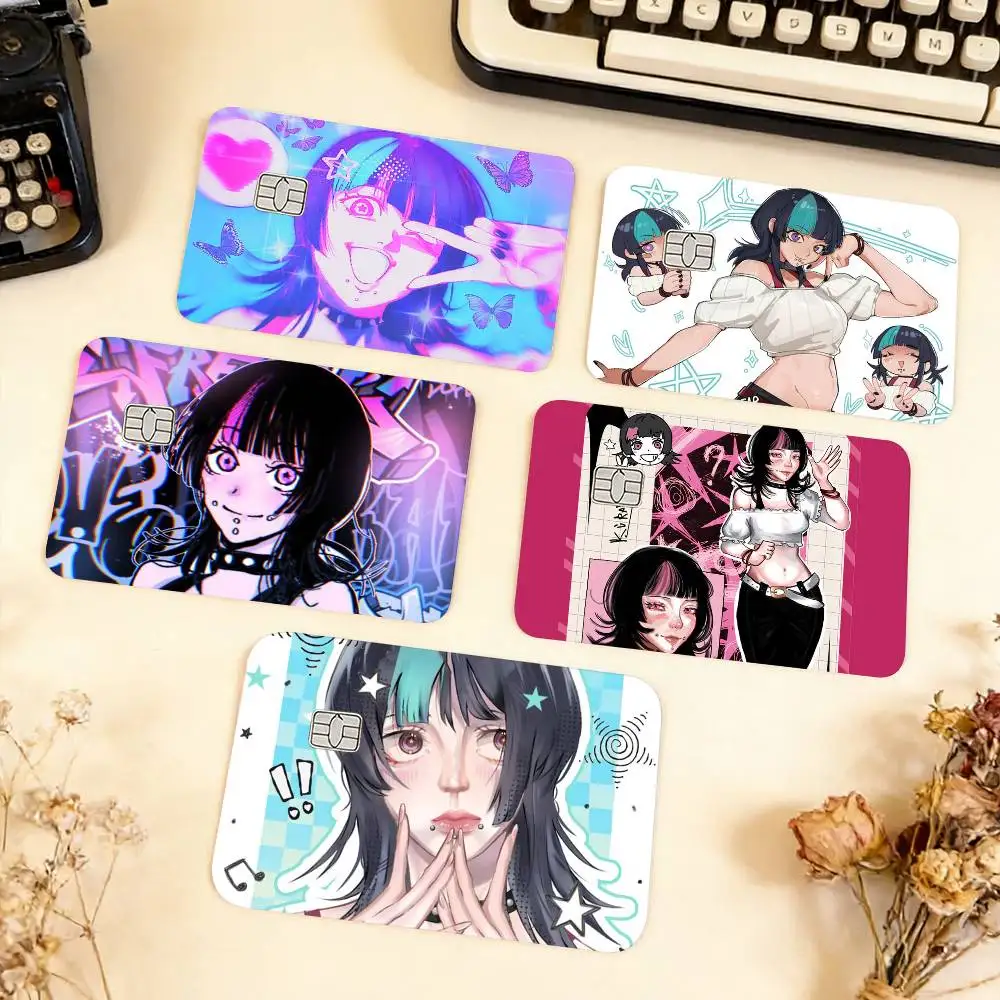 

K-Kirara H-Hoshi Waterproof Film Skin Cover Credit Card Stickers Debit Front Bank Bus Pass