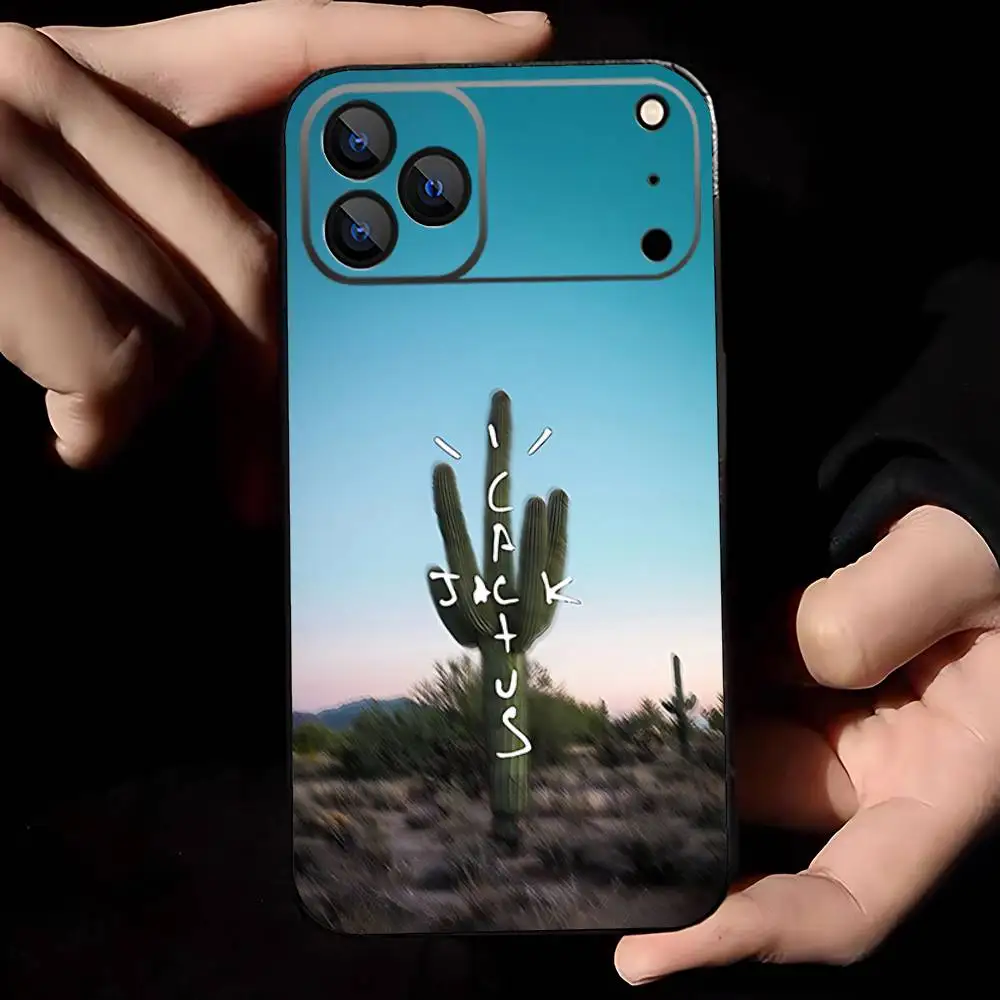 I Can Fly T-Travis Scott Handyhülle für iPhone 17,16,15,14,13,12,11,Pro,Max,Plus,E,Air,Mini Schutzhülle in Schwarz