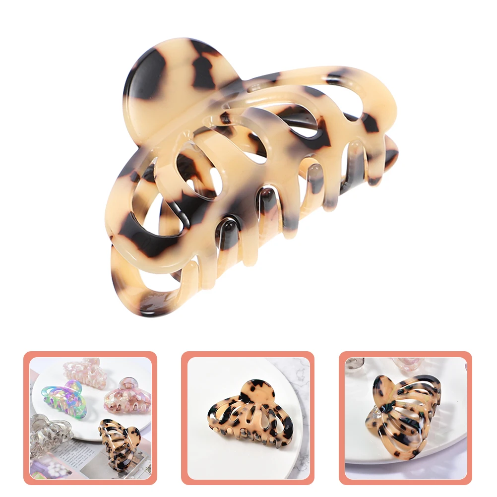 

Bohemian Hair Clips Acetate Claw Accessories for Women Non Slip Jaw Clips Perfect for Prom Party Wedding Daily Use Thin Thick