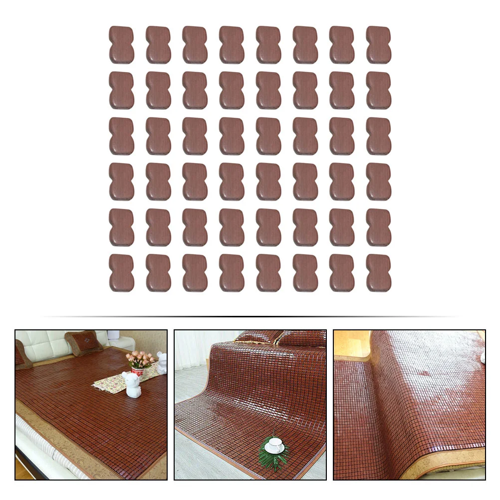 50 Pcs Mat Repair Accessories Seat Cushion Pad Bamboo Sitting Parts Component Indoor Fitting Replacement Home Seating