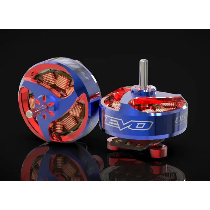 RCinpower EVO 0802 Pro 28800KV Brushless Motor for Indoor Racing High-Speed Applications 60-75mm Size