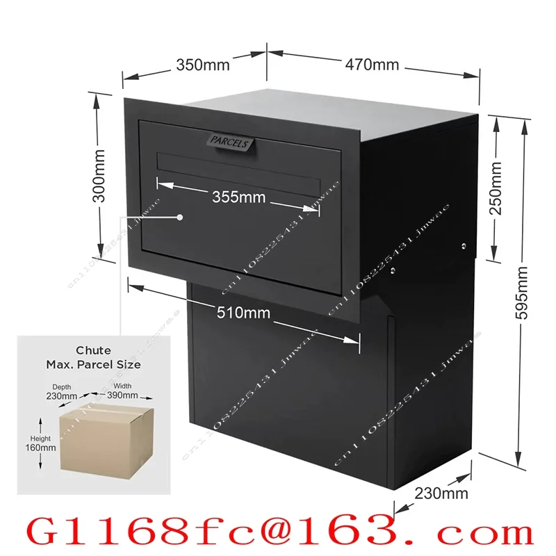 Anti-theft Express Cabinet Home Office Document Parcel Box Express Self-pickup Cabinet At The Entrance of The Exit Mailbox