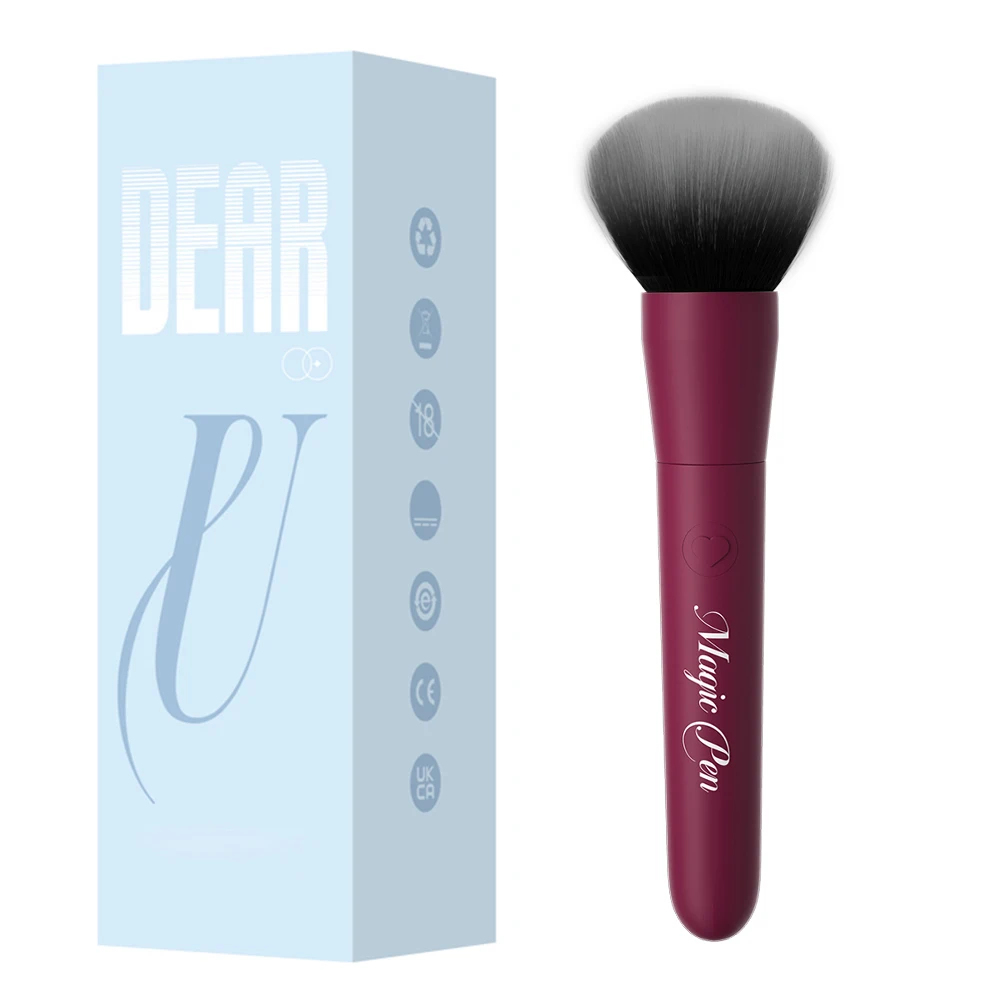 Makeup Brush G Spot Vibrator Sex Toys Powerful Vibrating Vagina Nipple Orgasm Stimulator USB Wireless Charging AV Stick Massager