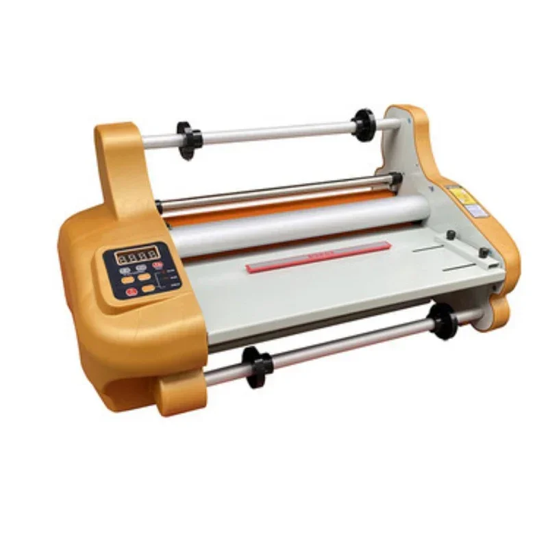 New Small A3 Paper Laminator Electric Laminating Machine Cold Hot 4-Roll Fast Preheating Precoating Laminating Machine