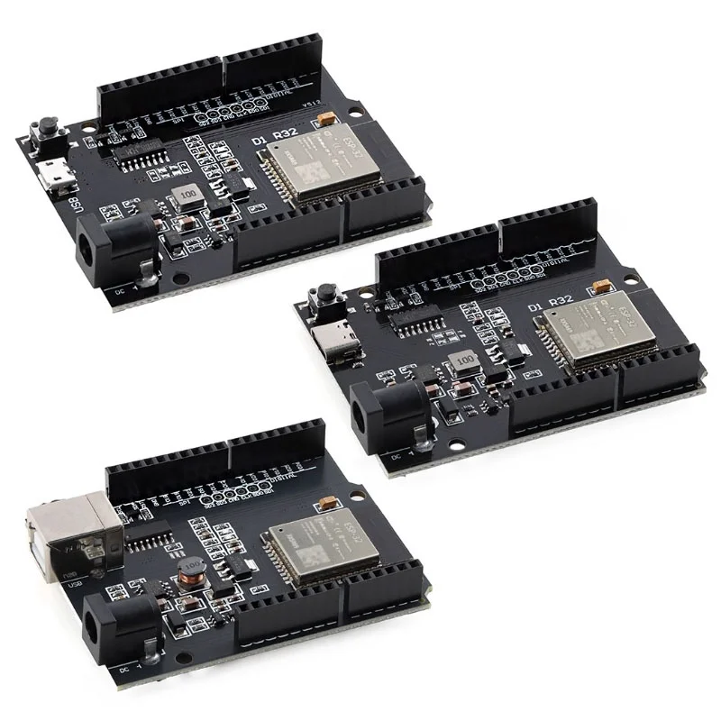 Carte de développement ESP32 pour Wemos D1 Mini, pour Arduino UNO R3, D1 R32, WIFI sans fil, Bluetooth, CH340, 4M de mémoire, un ESP 32