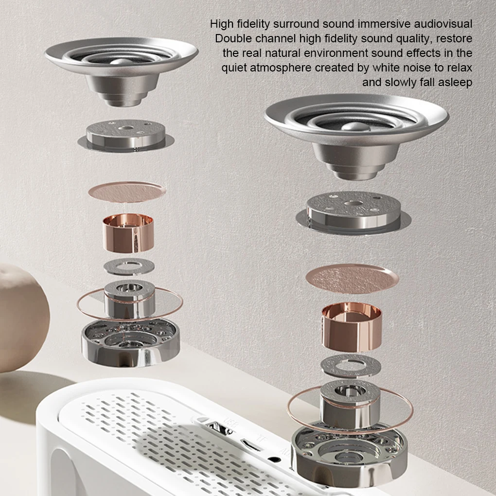 Efficient White Noise Machine With Large Battery Capacity White Noise Wireless Bluetooth Speaker