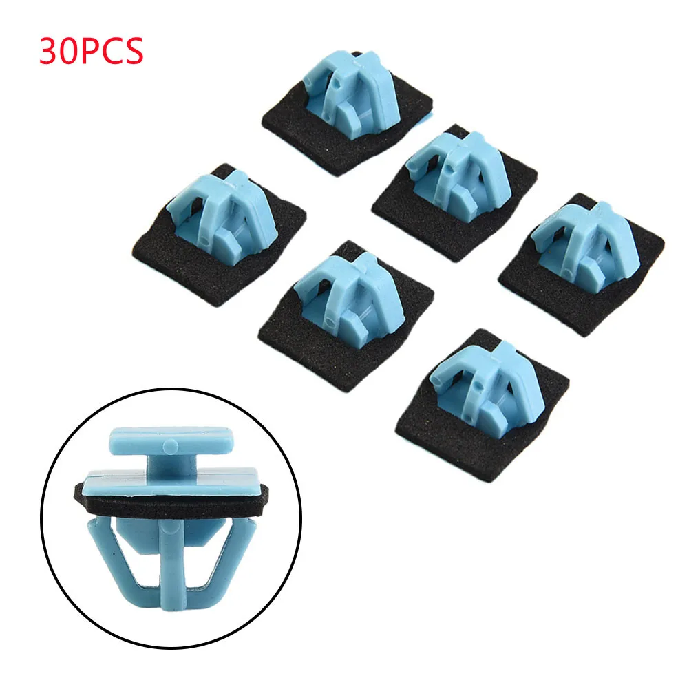30pcs Molding Door Trim Clips For Kia For Hyundai Fender Flare Rocker Door & Exterior Side Moulding Car Accessories