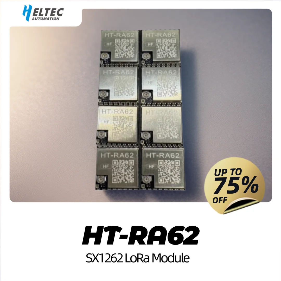 

Модуль Heltec LoRa HT-RA62 Вторичная разработка SX1262 поддерживает протокол LoRaWAN Интерфейс SPI малой мощности Heltec