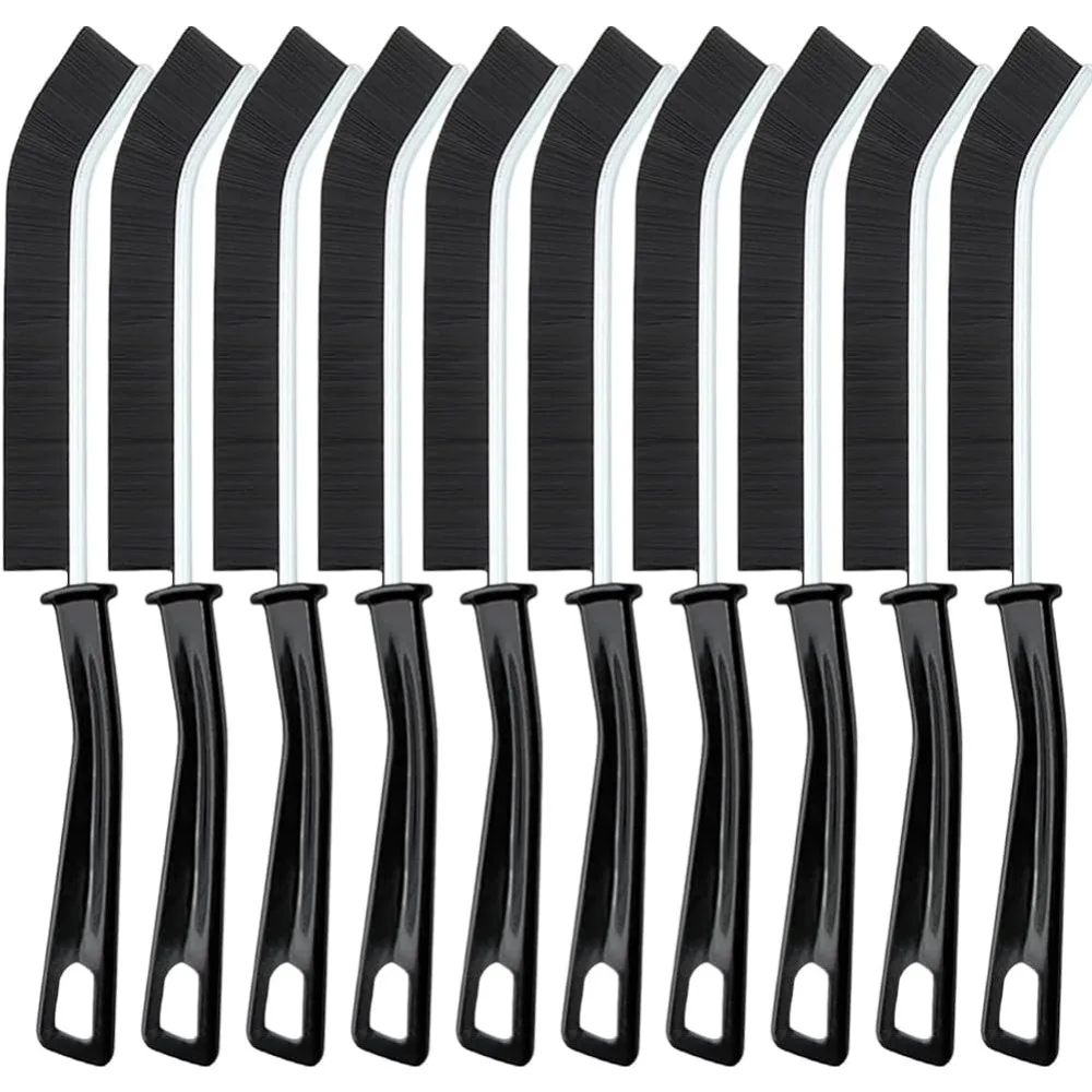 

Щетка для чистки щелей из 10 штук — средство для чистки щелей длиной 23 см с жесткой щетиной для кухни, окон, туалетов, небольших помещений для угла —