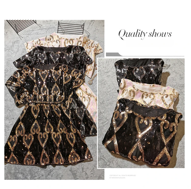 Round Neck Heavy Beaded Embroidery Sequins Bat Sleeve Party Elegant Dress Luxury Stage Performance Gowns Dress