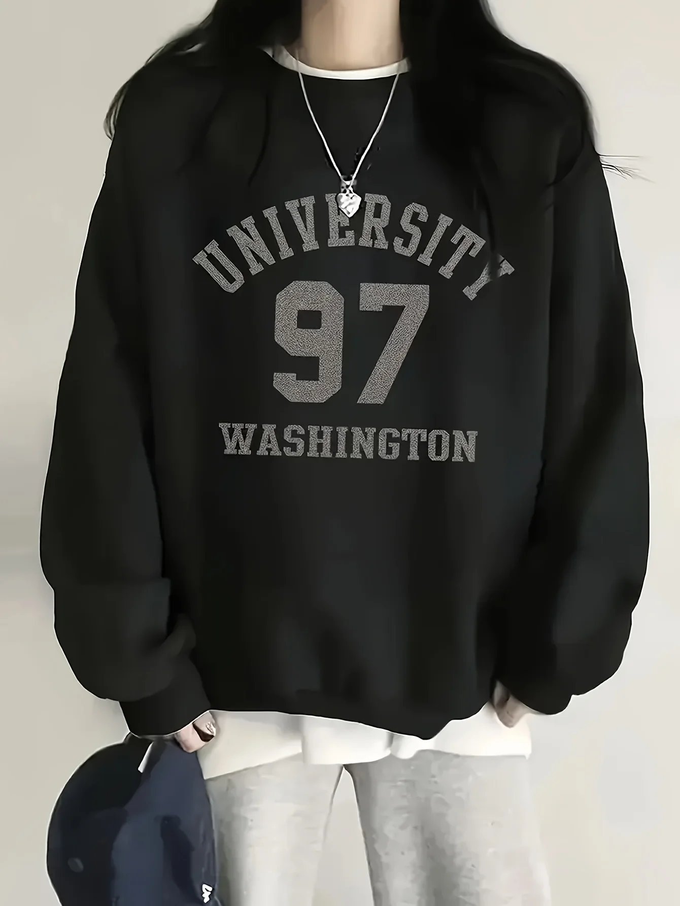 

Graphic Printing Autumn and Winter Pure Cotton Men's and Women's Sweatshirts Outdoor Sports Leisure Fashion Trend Clothing