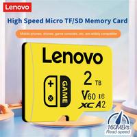 Lenovo U3 Micro Card 128GB Memory Card 64GB 256GB 512GB High Speed A1 V60 Class 10 SD TF Card With Adapter For Nintendo Switch