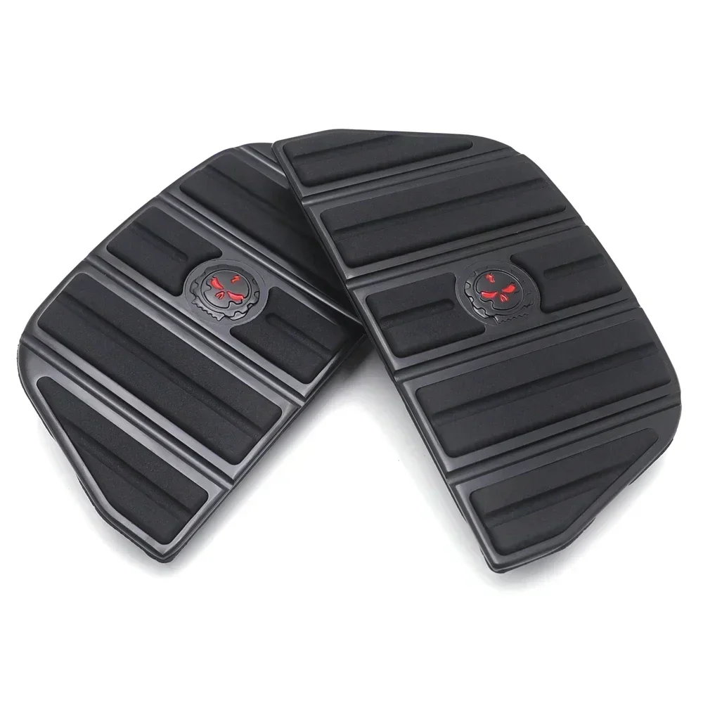 Skull Zombie Passenger Footboard Insert Kit  for Harley 1986-later TOURING/SOFTAIL Fat Boy FLHT FLT FLTR