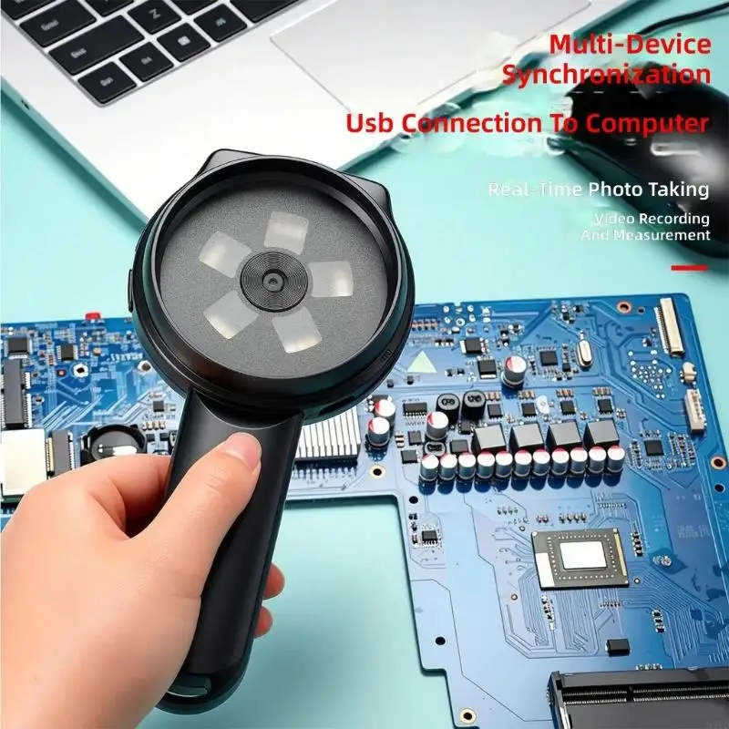 10X Magnification Three Light LED Illuminated Jewelry Magnifier With Adjustable Focuses For Coin Stamps Inspection M4YD