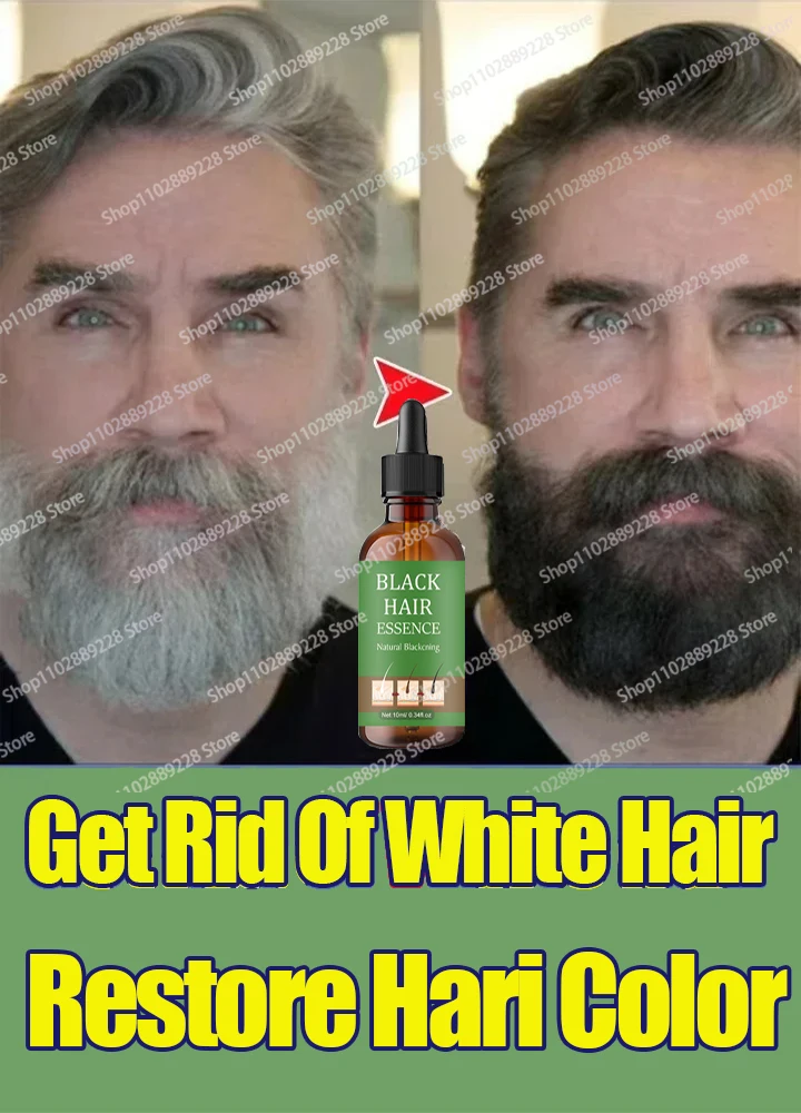 

Natural Anti Gray Hair Serum - Repair White & Darkening Hair | Nourishing Hair Care Remedy