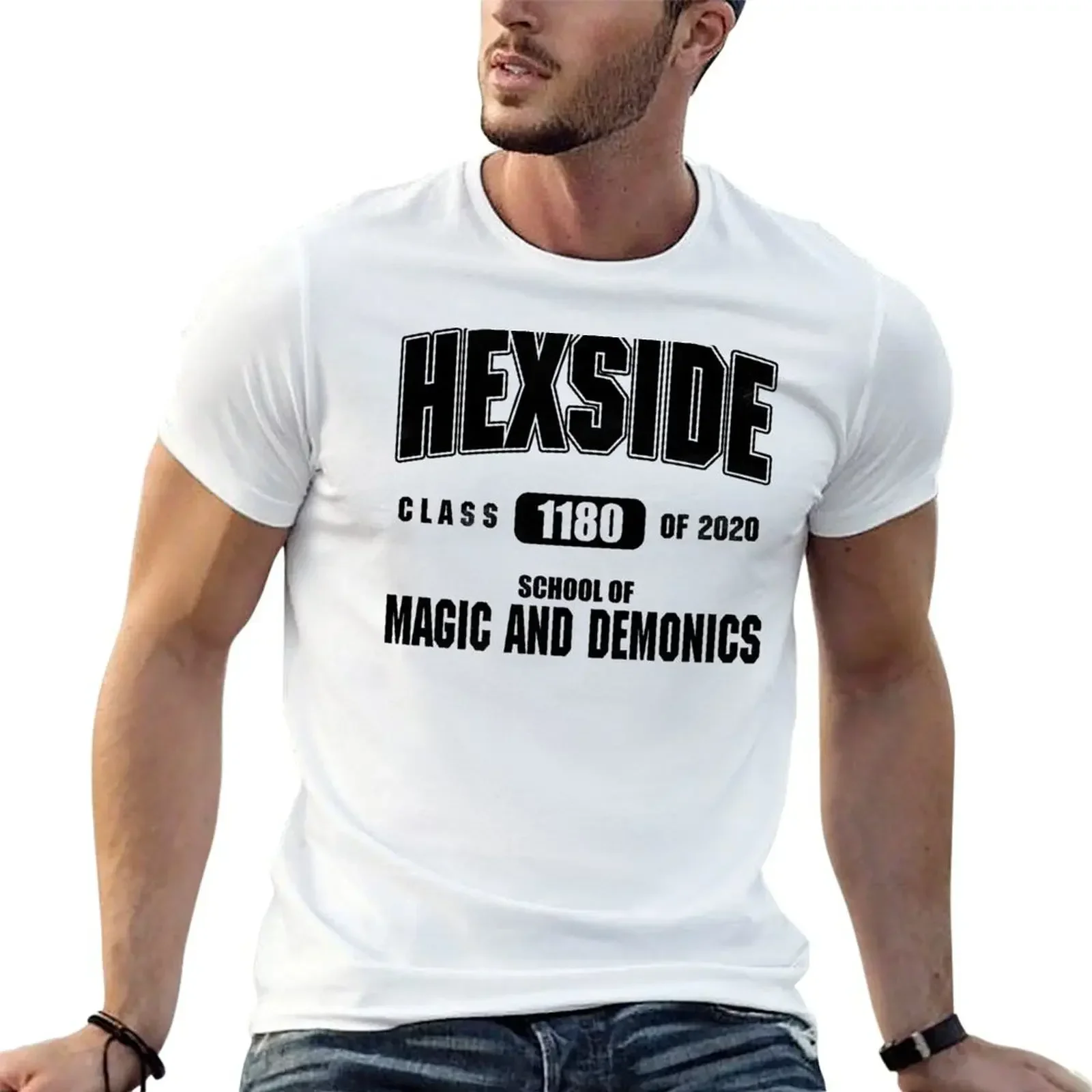 Hexside Uniform T-Shirt rapper graphic tees custom shirt Men's clothing