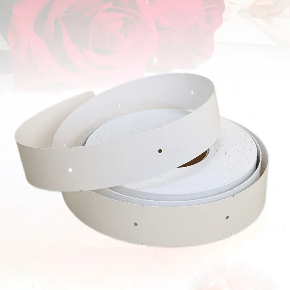 

Roll of Blank Hangtag Copperboard Printing Card Paper Tags Hanging Hole Hard Card Apparel Clothing Tag 50x110mm White