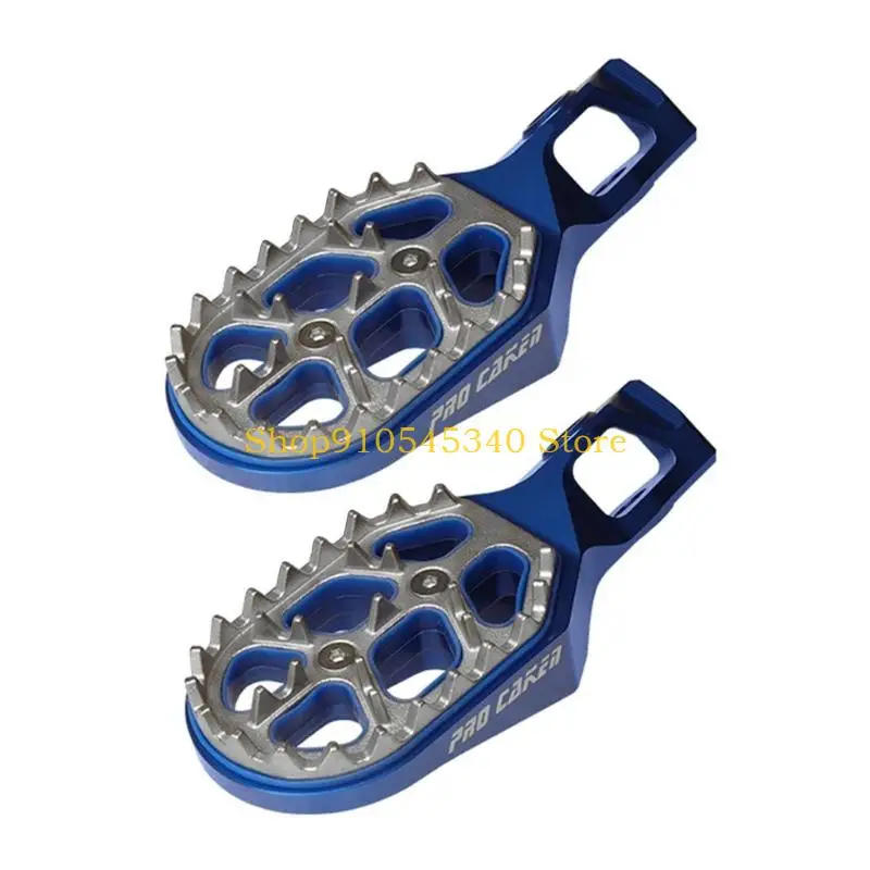 U2JA 1 Pair Motorcycle Foot Pegs Motorcycles Modification Footpeg Bracket For 85SX 2018-2024 125/150SX 250 350