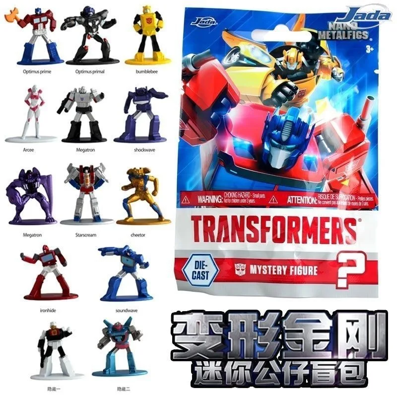

JADA Transformers Mini Doll Toy Anime Figure Optimus Prime Megatron Blind Box Toys Collection Ornaments Girls Boys Gifts