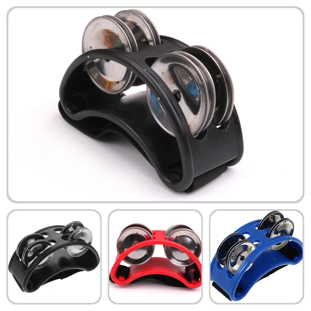 

6 Pcs Foot Bell Accessories Tambourine Percussion Musical Instrument Feet Guitar Small for Accessory Tamberine Tampourine Child