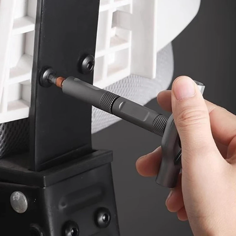 30-in-1 Magnetic Ratchet Screwdriver Set,DIY Magnetic Compact and Portable Ratchet Screwdriver,for Furniture Computer-ABLM