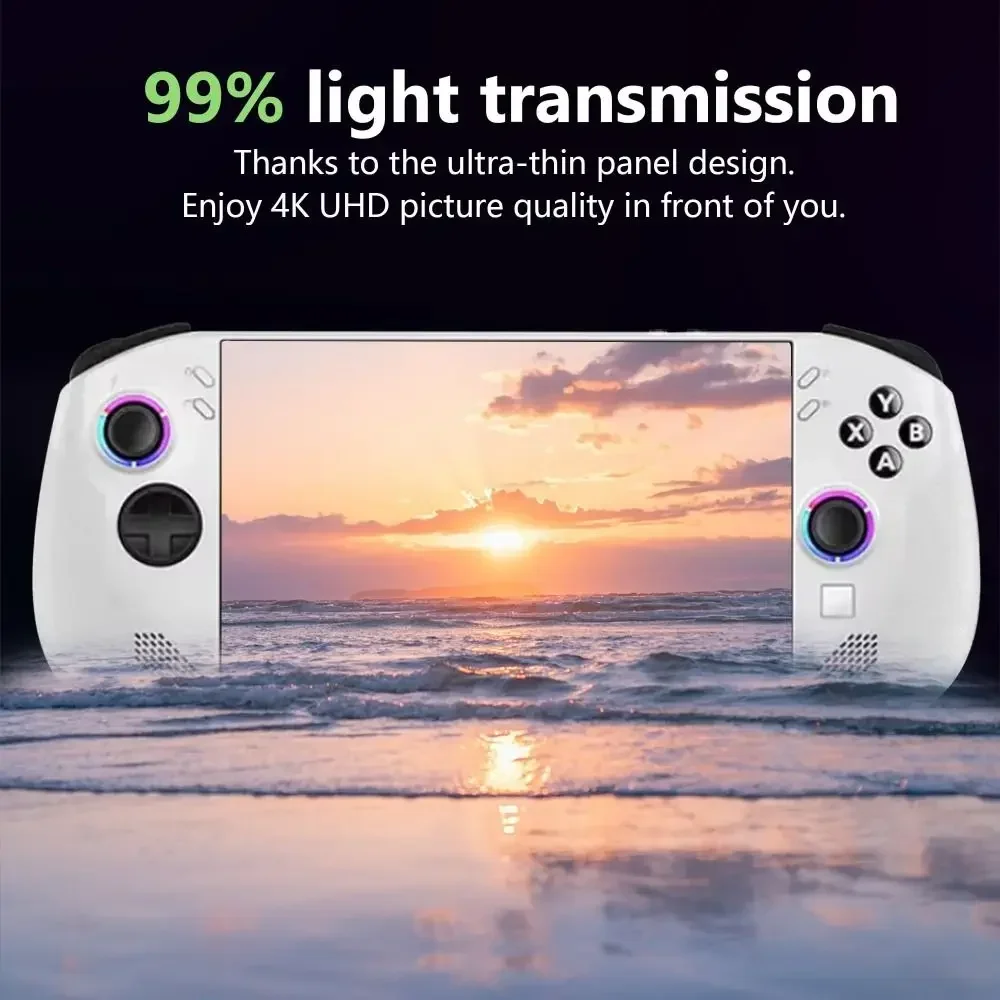 3PACK HD Screen Protector 8 inch Curved Edge Protective Film Anti Fingerprint Anti Scratch Tempered Glass for Lenovo Legion Go S