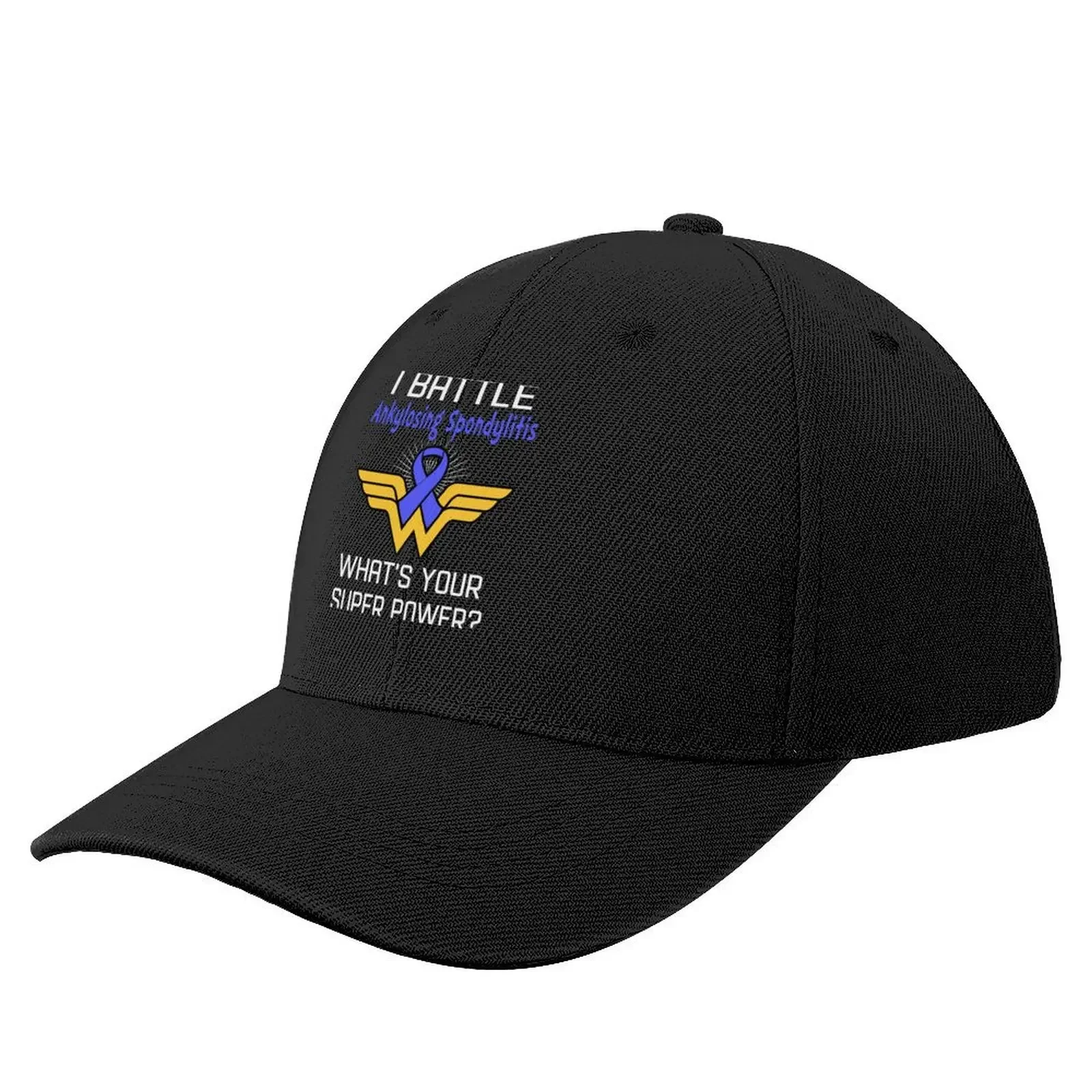 I Battle Ankylosing Spondylitis What's Your Super Power Support Ankylosing Spondylitis Warrior Gifts Baseball Cap