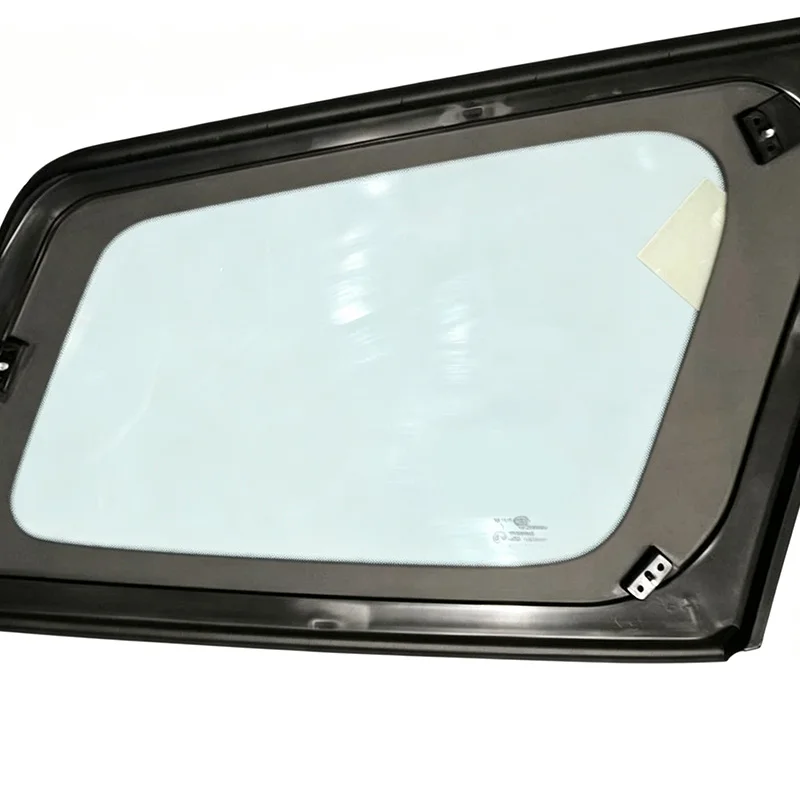 Rear Quarter Window Luggage Compartment Fixed Side Glass With Chrome Trim For Geely Okavango Rear Quarter Triangle Window Glass