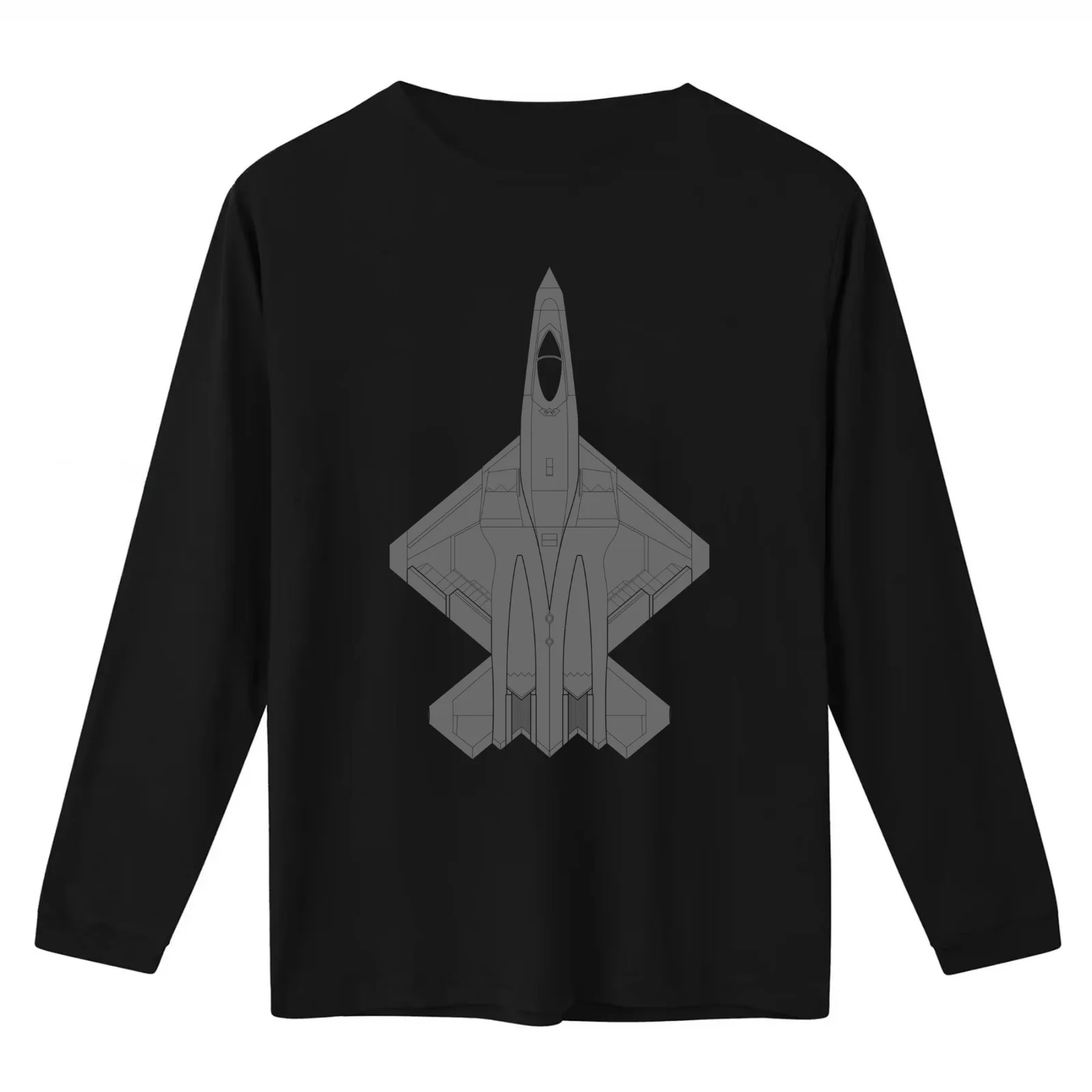 Northrop YF-23 Black Widow II T-Shirt Summer Casual Cotton Tee Oversized Streetwear Tops Vintage Graphic Print 100% Cotton