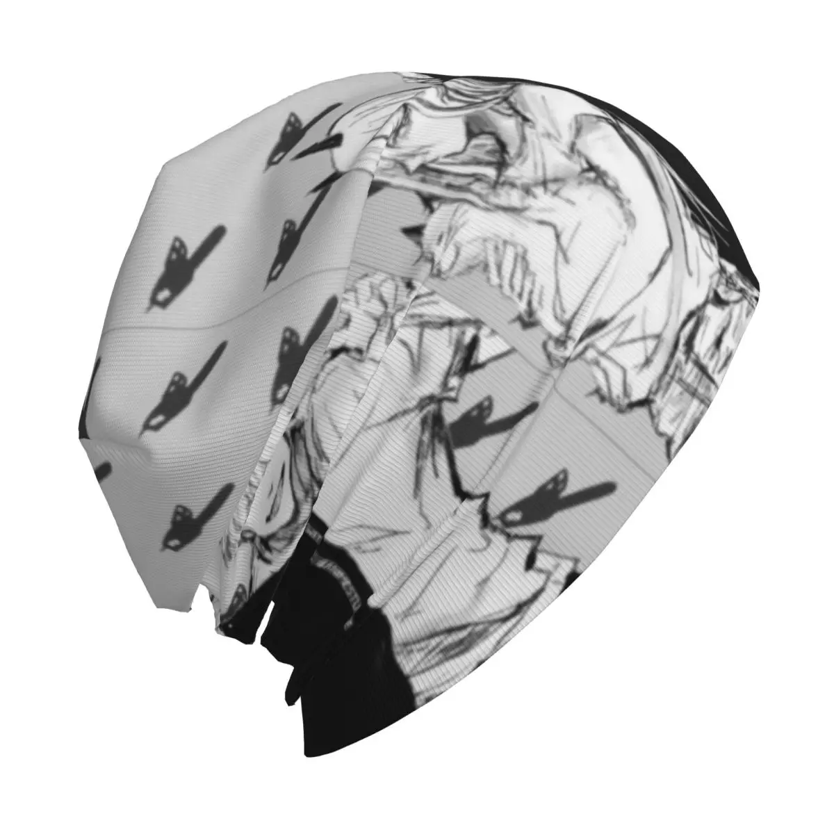 بالمنشار رجل مانغا Skullies قبعة صغيرة الهيب هوب للجنسين قبعة تزلج دافئة متعددة الوظائف بونيه