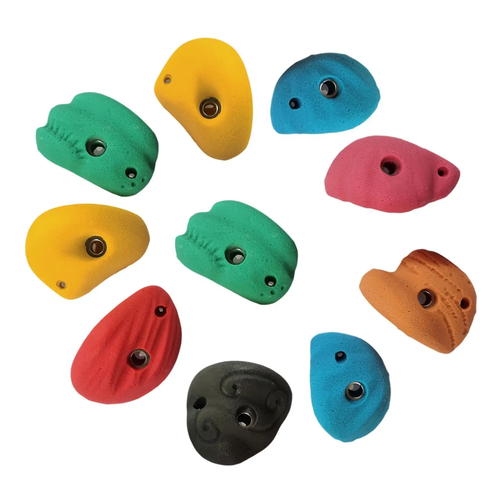 Rock Climbing Holds Climbing Grips Resin Equipment for Bouldering Training Course Home Playground Set