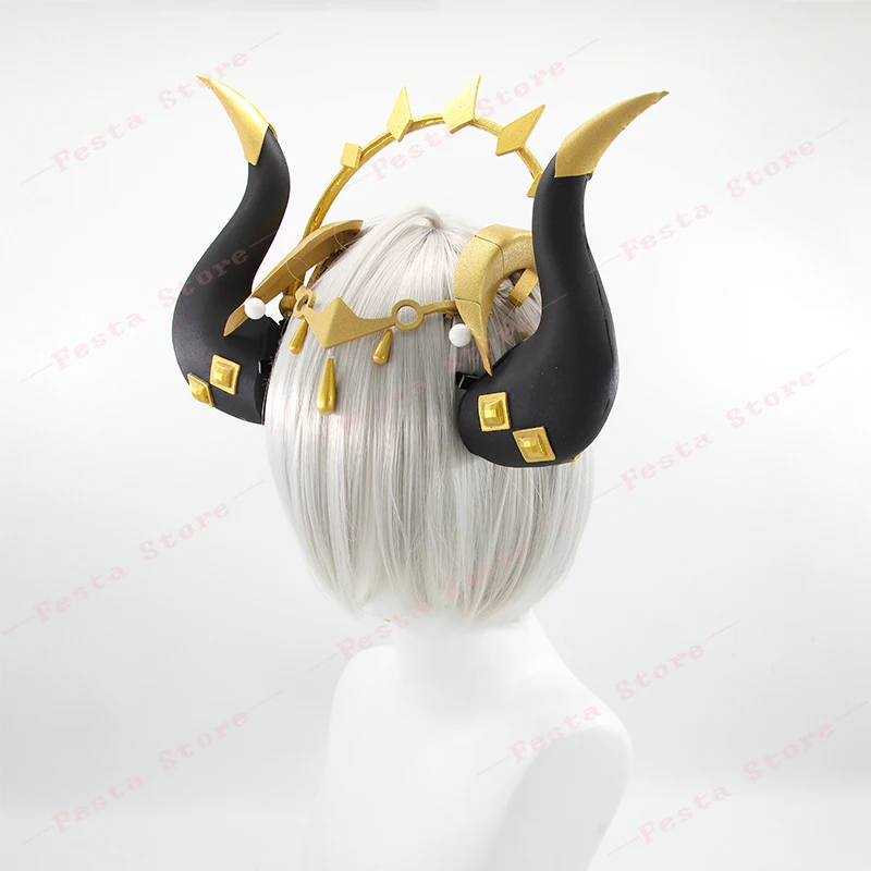 Game Genshin Impact Nilou Cosplay Crown Horns Sumeru Dancer Hair Hairpins Accessories PVC Headdress Forehead Props Gilrs Boys