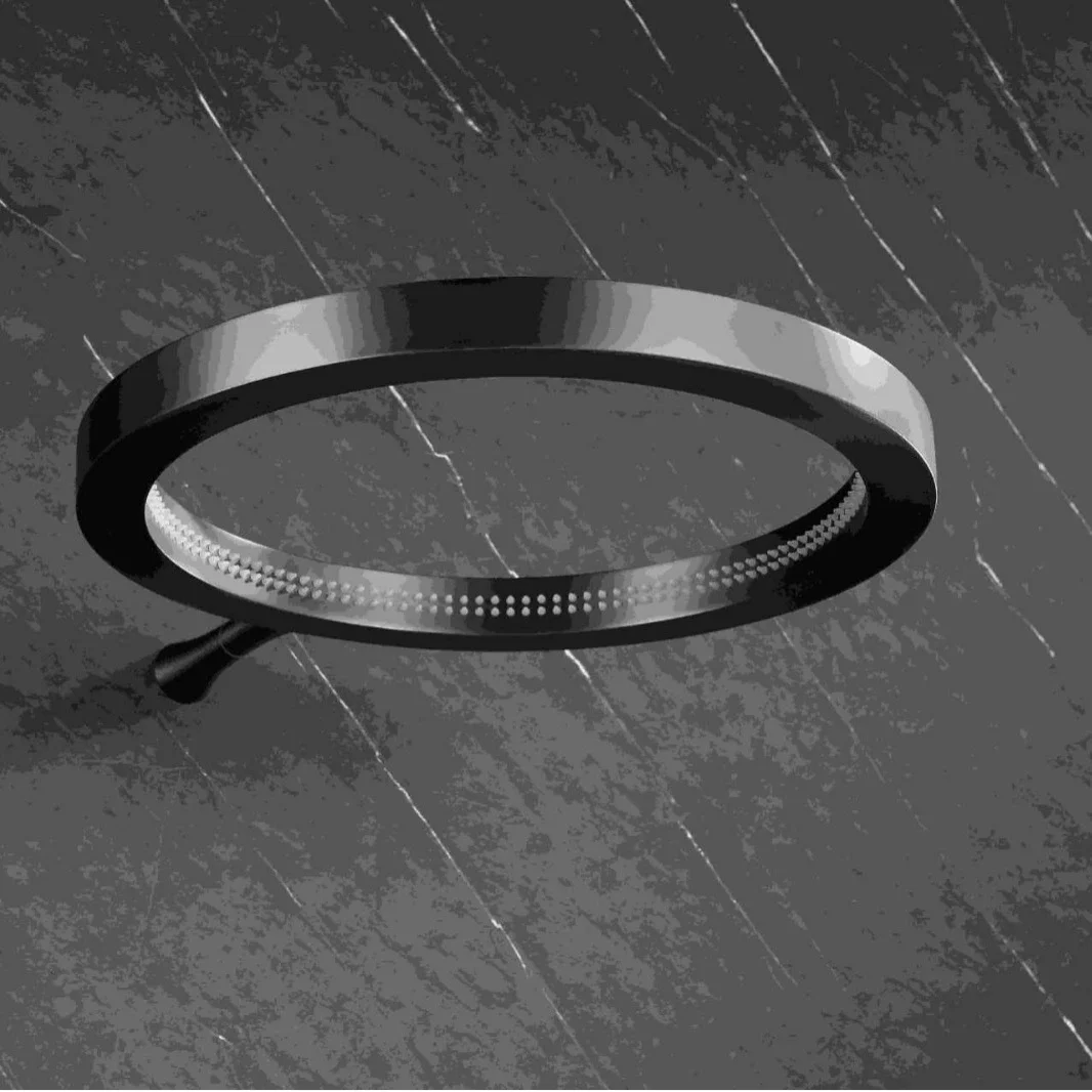 

Luxury Shower Head Brush Gold Wall Mounted Brass Air Boost Rainfall Style Shower Faucet Head White Gray