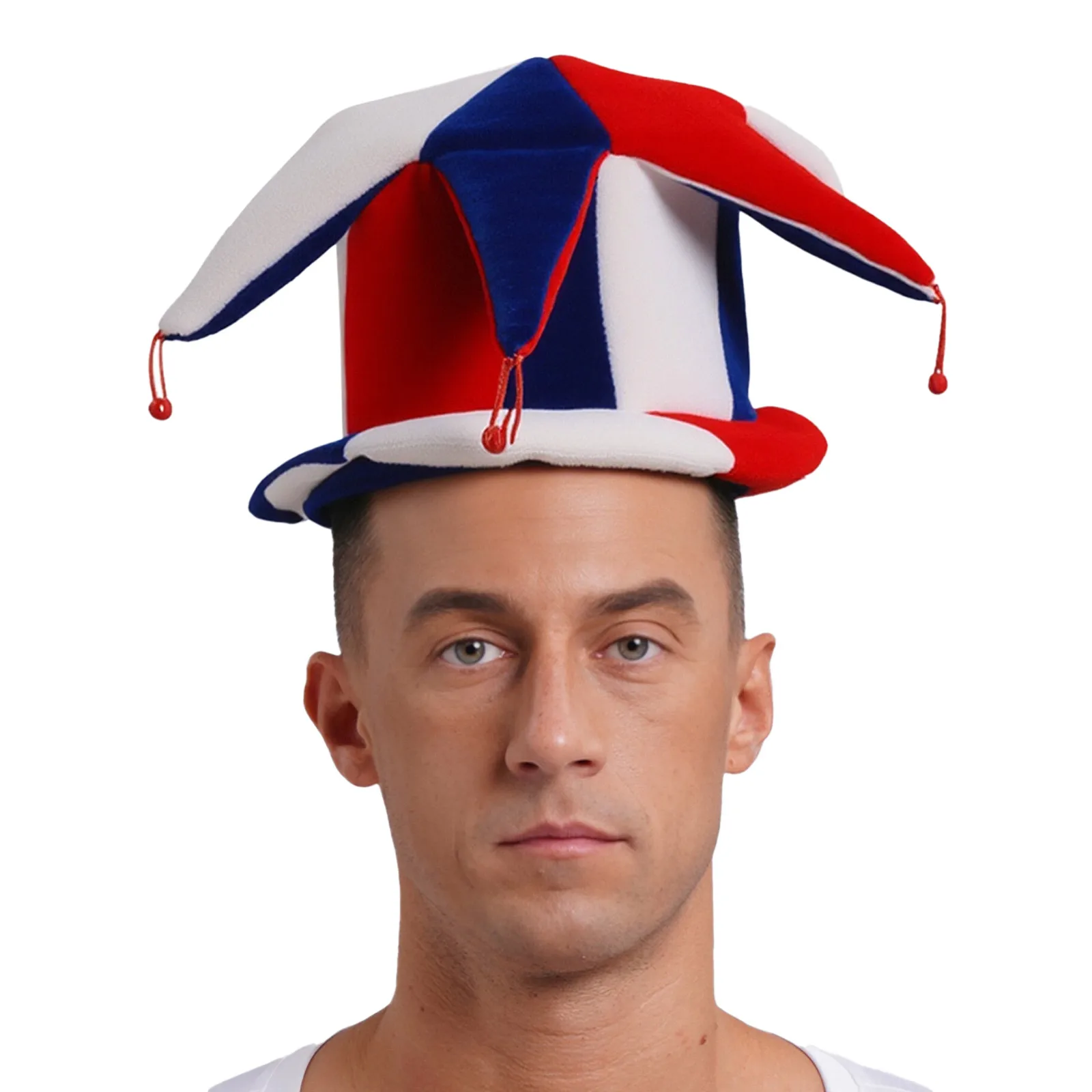 Narrhut, Kostümzubehör, Kostüm, Glocke, Clown, Zirkus, Performance, Mütze, Maskerade, Cosplay, Clown-Zubehör, Dekorationen