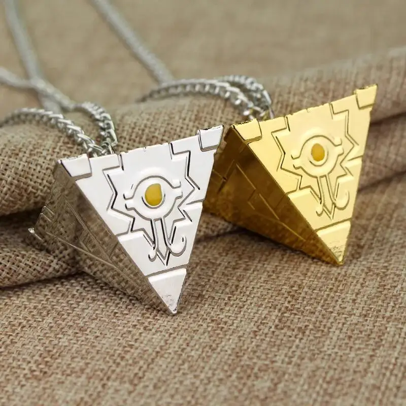 Game Yu-Gi-Oh! Necklaces Yugioh 3D Millennium Puzzle Eye Pendant Eye Of Horus Kolye Collares Men Women Cosplay Jewelry Gift