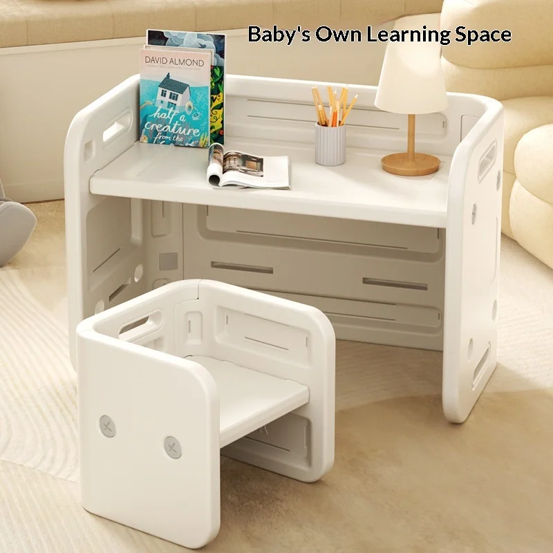 DY U-shaped Plastic Table Kindergarten Desk Baby Play Height-Adjustable DesignLearning Children's Small Desk