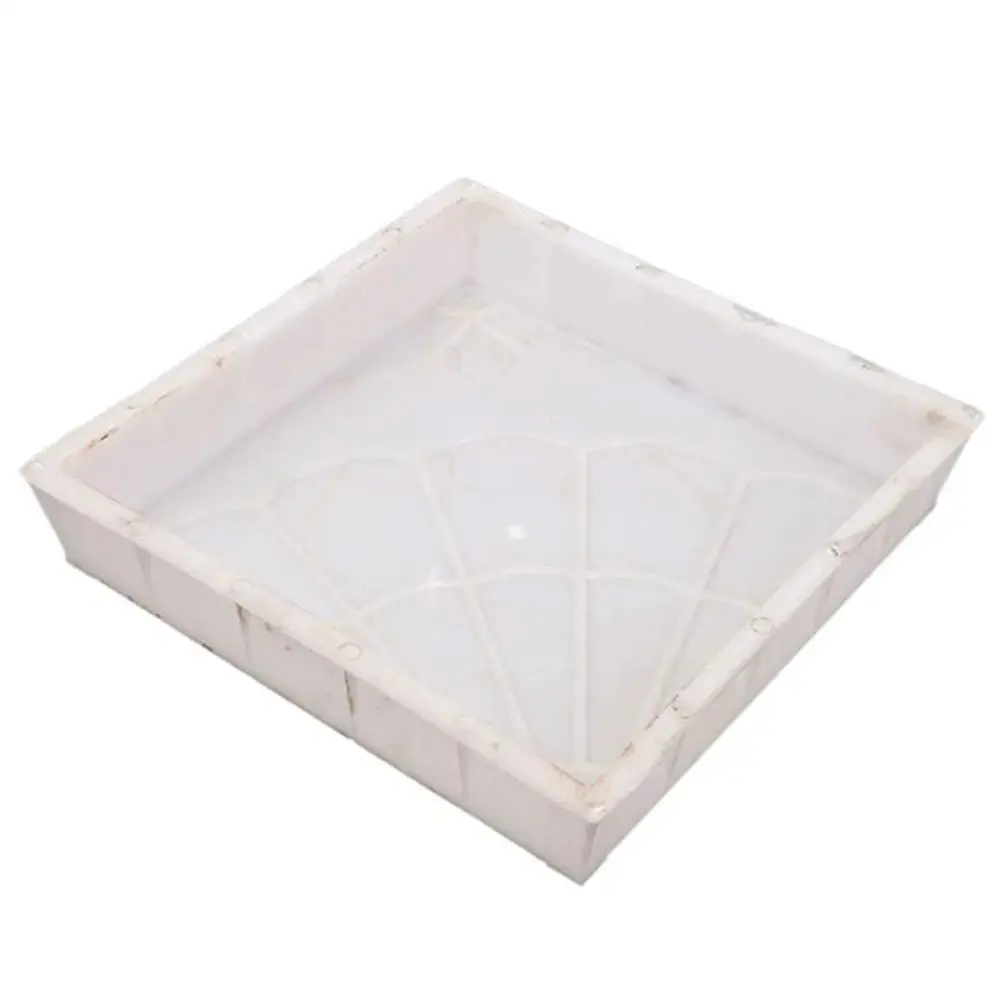 1Pcs Fan-shaped Magnolia Shape Paving Brick Mould 25x5cm Plastic Concrete Path Maker Mold DIY Reusable Stepping Stone Paver