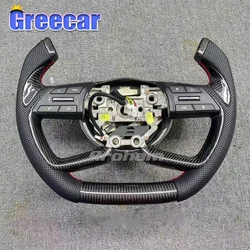 Customized Carbon Fiber Steering Wheel Racing Pilot Style Replacement Car Accessories For Hyundai Elantra CN7 2021 2022