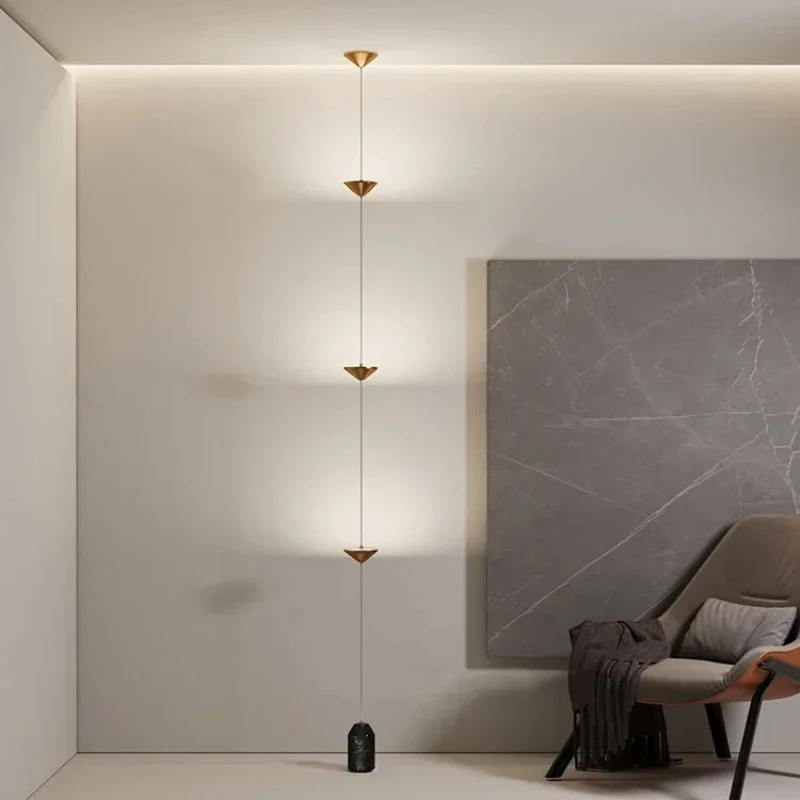 Minimalist LED Ceiling Floor Lights Luxury Modern Atmosphere Chandeliers Living Room Bedroom Decor Lighting Fixtures