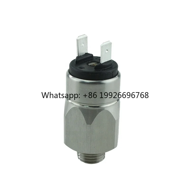 LF702B Zinc-plated/stainless Steel Piston Type 6.4mm Plug Terminal  High Pressure Switch