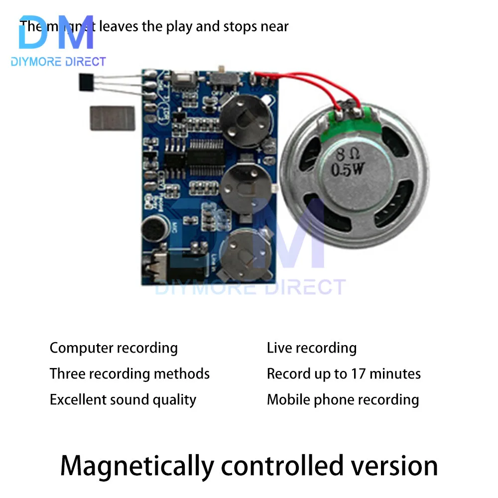 Modulo vocale fai da te Chip audio vocale registrabile biglietto di auguri vocale voce di natale per le vacanze modulo musicale regalo creativo