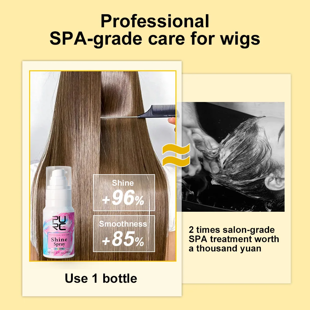 

Спрей для волос PURC без смывания: придает блеск, объем, разглаживает, предотвращает ломкость, увлажняет, уход за сухими волосами