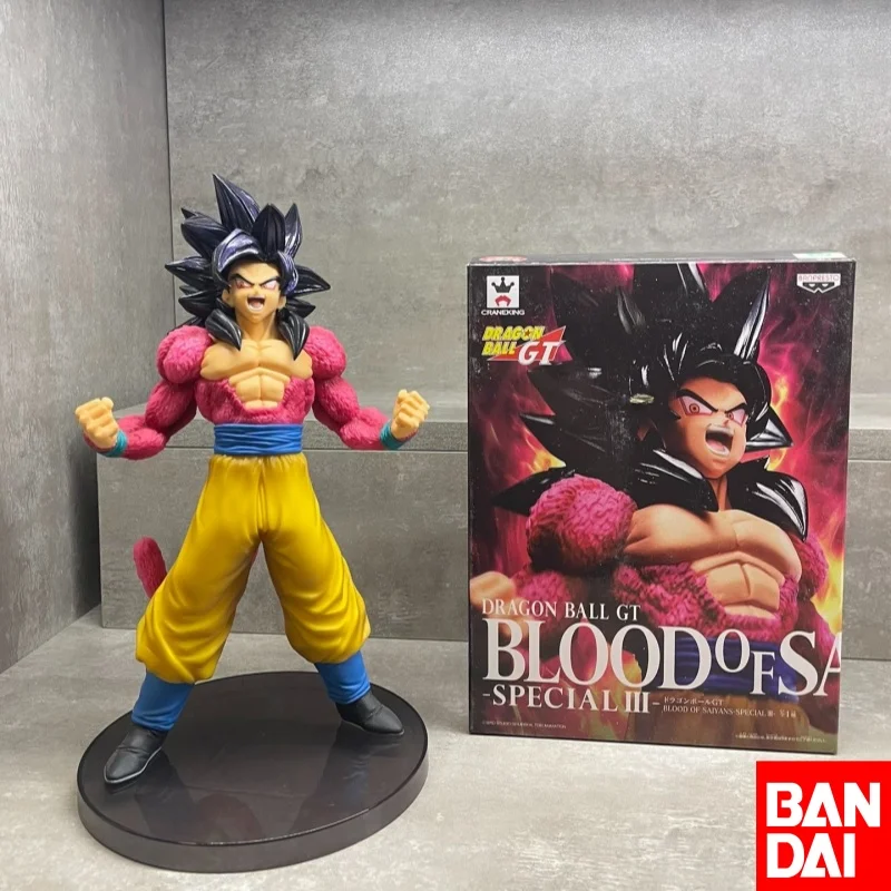 

Bandai оригинал в наличии Banpresto Dragon Ball GT BLOOD OF SAIYANS Son Goku аниме новая фигурка в штучной упаковке в гараже модель