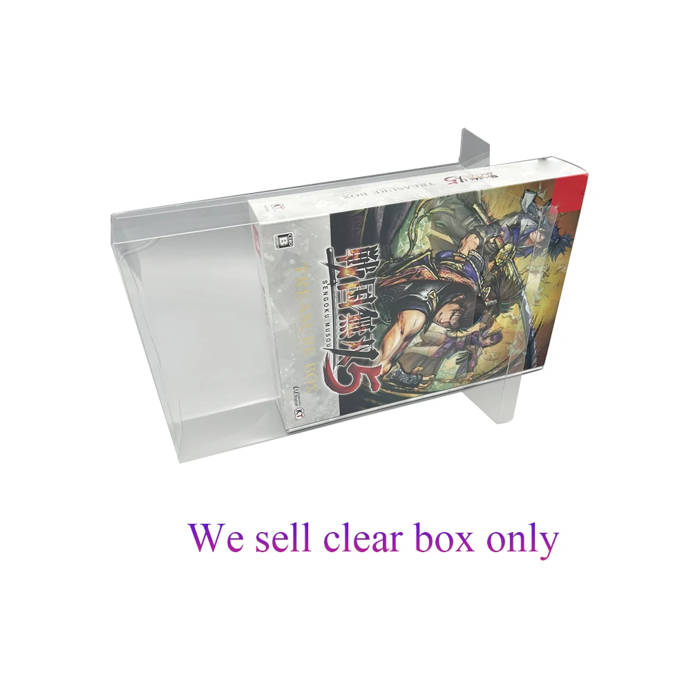 Transparent PET plastic cover For PS4 SWITCH NS SAMURAI WARRIORS 5 limited game card colorful box storage display box