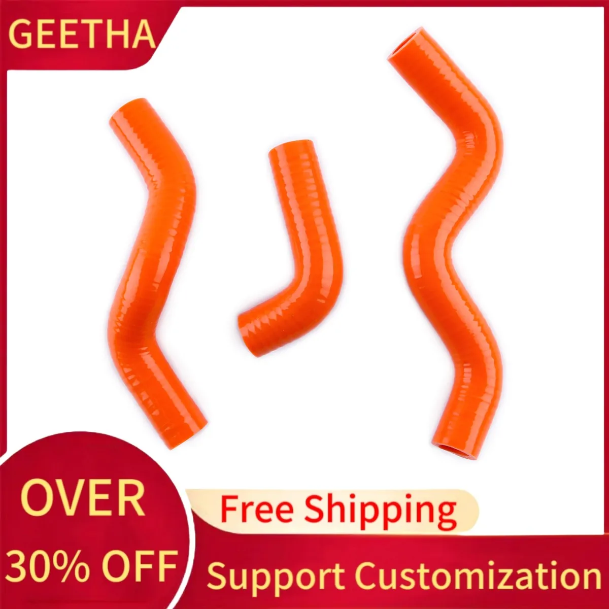 

For 2001-2008 KTM 50SX 50 SX PRO JR Junior Senior Silicone Radiator Coolant Hose Kit