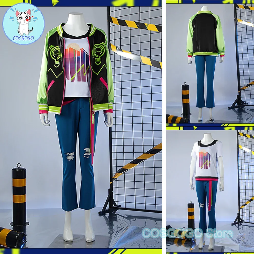 [Customized] Vtuber Nijisanji Inami Rai Half Anniversary Cosplay Costume Game Suit Uniform Halloween Party Role Play Outfit