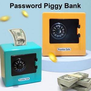 Mini Bank Money Box mit Rotationskennwort, Sparkbox, automatische Einzahlung, Retro -Geldautomaten, Safe, Weihnachtsgeschenk, Münzen 8 Hauptverkäufe der Hauptverkäufe - №7